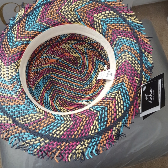 Echo Sun Beach Hat Nwt - Picture 4 of 5